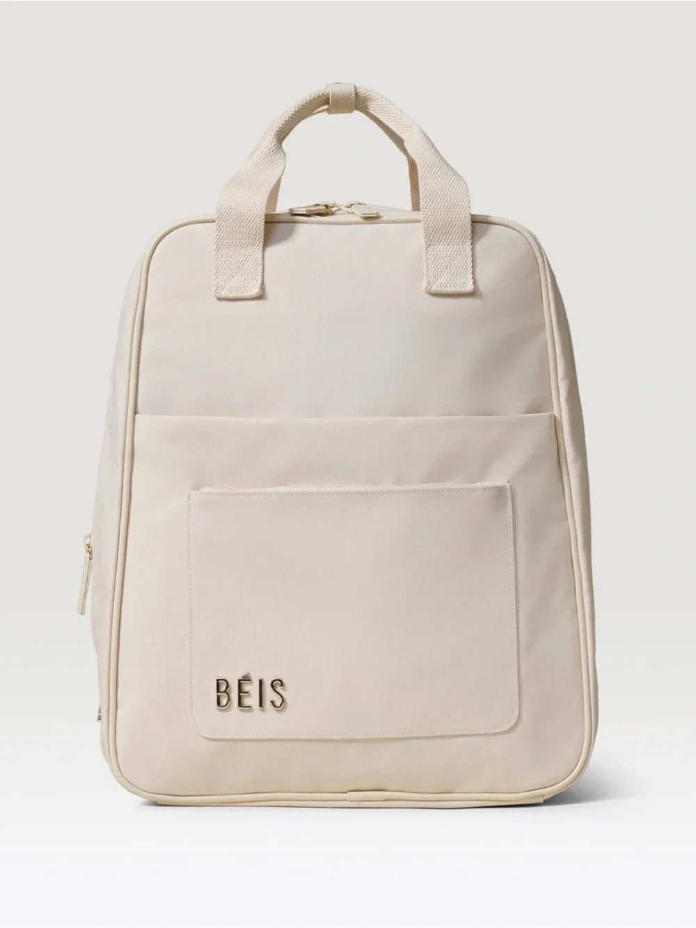 BEIS The Expandable Backpack In Beige